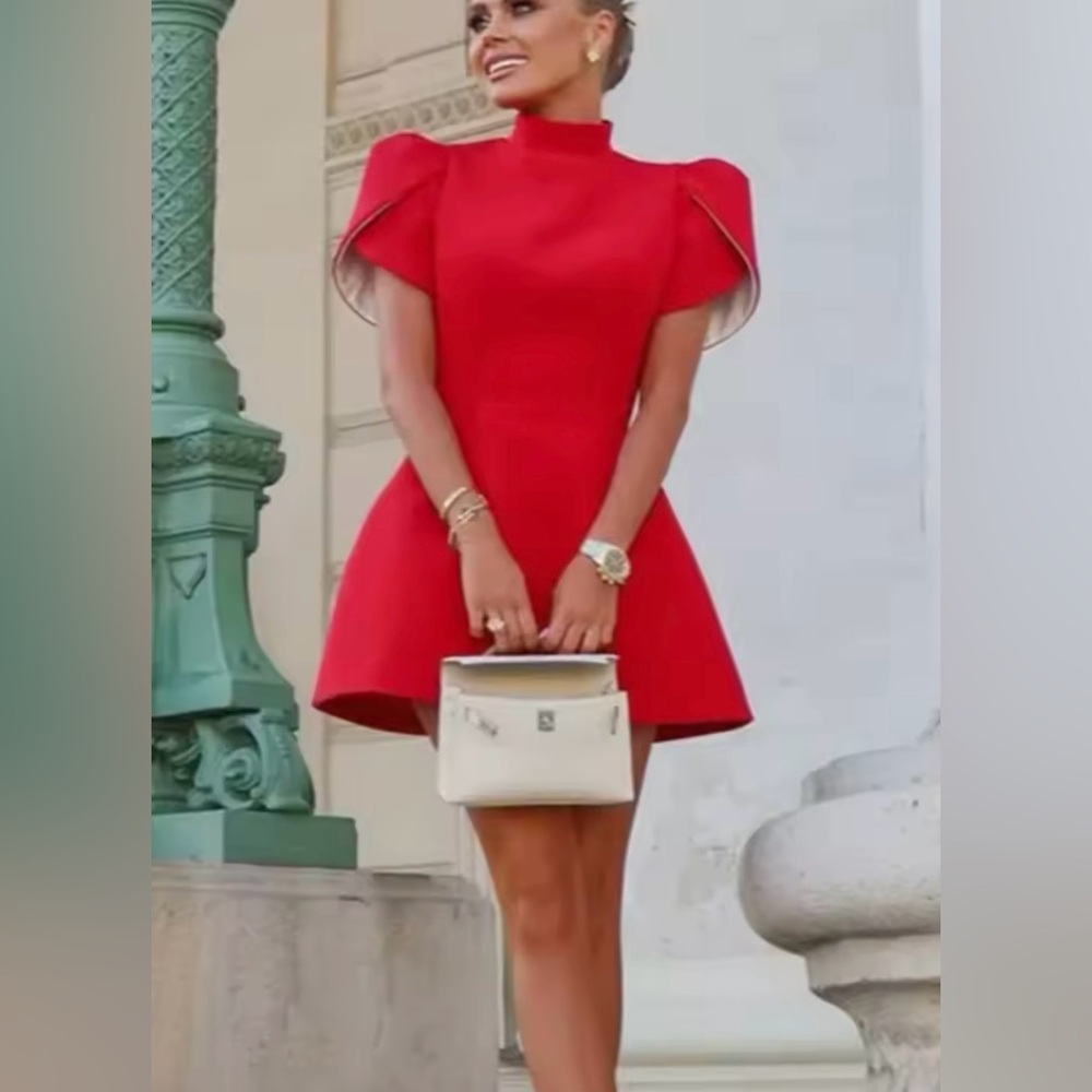New Arrivals! Elegant Red Cocktail Dress